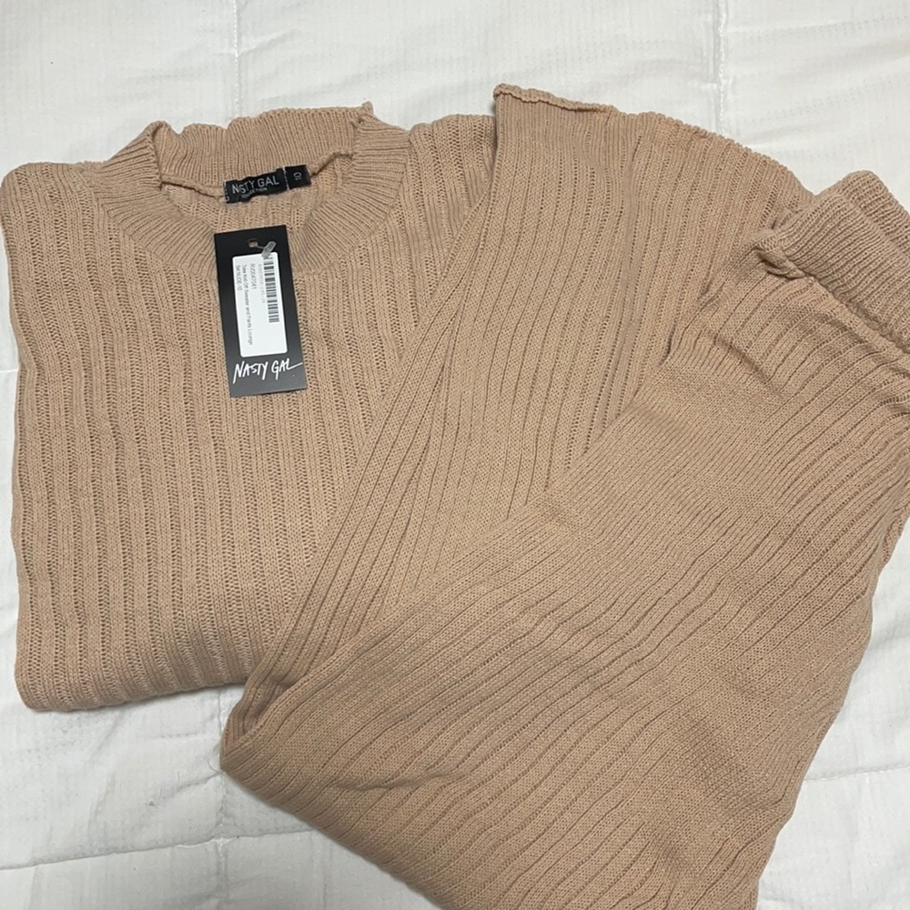 Knit loungewear set from NastyGal